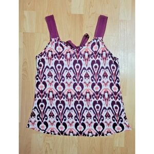 Ricki's printed tie back tank top